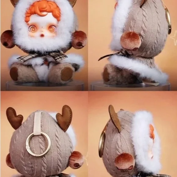 POP MART 100% Authentic Skull Panda Winter Symphony Wanderer' s Tune/ Reindeer - Picture 2 of 9